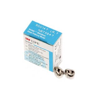 3M Unitek Stainless Steel Primary Molar Crown, Lower Right First Molar, Size 7, 5/Box, 900147 thumbnail 12