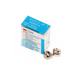 3M Unitek Stainless Steel Primary Molar Crown, Upper Right Second Primary Molar, Size 3 (2UR3/UR3), 5/Box, 900223 thumbnail 12