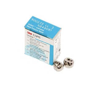 3M Unitek Stainless Steel Primary Molar Crown, Lower Left Second Primary Molar, Size 3 (LL3), 5/Box, 900233 thumbnail 11