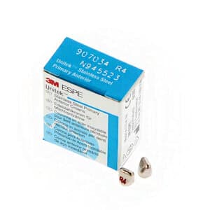 3M Unitek Stainless Steel Primary Anterior Crown, Upper Right Lateral, Size 4, 5/Box, 907034 thumbnail 12