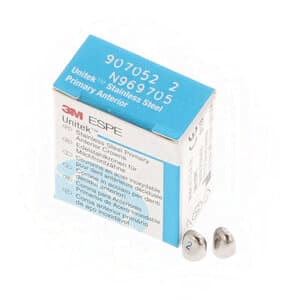 3M Unitek Stainless Steel Primary Anterior Crowns, Lower Cuspid, Size 2L (LC2), 5/Box, 907052 thumbnail 12