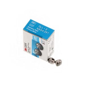 3M ESPE Stainless Steel Primary Molar Crown, First Primary Molar, Lower Left, Size DLL2, 5/Box, D-LL-2 thumbnail 12