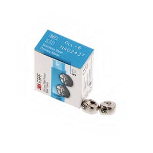 3M ESPE Stainless Steel Primary Molar Crown, First Primary Molar, Lower Left, Size DLL6, 5/Box, D-LL-6 thumbnail 11