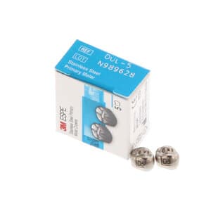 3M ESPE Stainless Steel Primary Molar Crown, First Primary Molar, Upper Left, Size 5, DUL5, 5/Box thumbnail 12