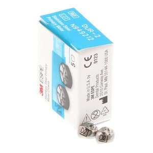 3M ESPE Stainless Steel Primary Molar Crown, DUR2, Upper Right First Primary Molar, Size 2, 5/Box, D-UR-2 thumbnail 10