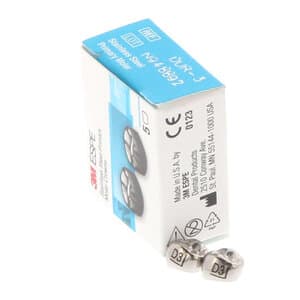 3M ESPE Stainless Steel Primary Molar Crown, DUR3, Upper Right First Primary Molar, Size 3, 5/Box, D-UR-3 thumbnail 12