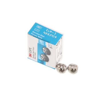 3M ESPE Stainless Steel Primary Molar Crown, Second Primary Molar, Lower Right, Size ELR3, 5/Box, E-LR-3 thumbnail 12