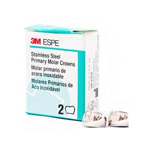 3M ESPE Stainless Steel Primary Molar Crown, Size ELR6, Lower Right Second Primary Molar, Refill Box of 5, E-LR-6 thumbnail 12