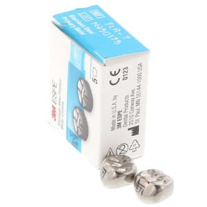 3M ESPE Stainless Steel Primary Molar Crown, Second Primary Molar, Lower Right, Size ELR7, 5/Box, E-LR-7 thumbnail 10