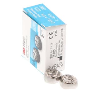3M ESPE Stainless Steel Primary Molar Crown, Second Primary Molar, Upper Right, EUR7 / E-UR-7, Size 7, 5/Box thumbnail 10