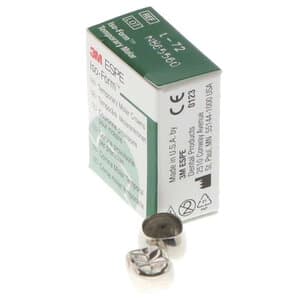 3M Iso-Form Temporary Tin-Silver Molar Crowns, Lower Right Second Molar, Size L72, 5/Box, L72 thumbnail 12