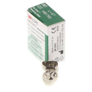 3M Iso-Form Temporary Tin-Silver Molar Crowns, Upper Left First Molar, Size U67, 5/Box, U67 thumbnail 6