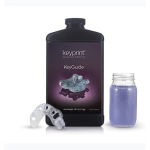 Keystone KeyPrint KeyGuide Biocompatible 3D Printing Resin, Clear, 1 kg Bottle, 4220001 thumbnail 9