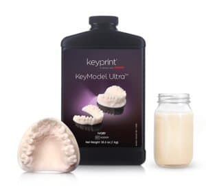 KeyModel Ultra Light Grey 3D Printing Resin, 4 kg Bottle, 4240010 thumbnail 6