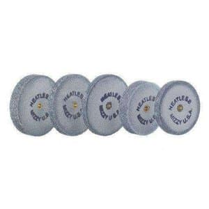 Mizzy Heatless Silicone Wheels, #5, Regular Grit, Grey, 7/8" x 1/8", 50/Pk, 6130500 thumbnail 4