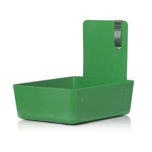 Keystone Lab Work Pan, Green Plastic, 7" x 5" x 2-1/2", 7000375 thumbnail 6