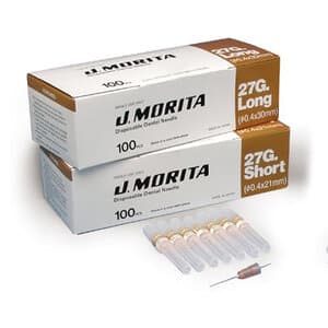 J. Morita Disposable Dental Needles, Plastic Hub, 27 Gauge Long, 30 mm, Yellow, 100/Box, 20-27GL thumbnail 18