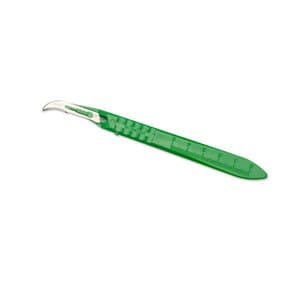 Myco Technocut Stainless Steel Disposable Scalpel #12B, Sterile, Box of 10 - Myco Technocut Stainless Steel Scaple #12B (10) - Image 1