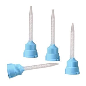 Defend T-Mixer Temp C&B 1:1 Mixing Tips, T-Style, Short, Package of 25 - 1:1 T-Style Crown & Bridge Mixing Tips (25) - Image 1