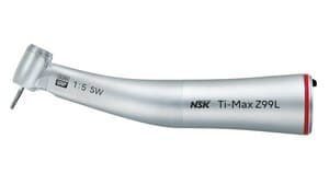 NSK Ti-Max Z99L High Speed Electric Handpiece, 1:5 Increasing, 100° Angled Head, Push Button DURAPOWER Chuck, Optic, Quattro Spray, CA13140001 thumbnail 4