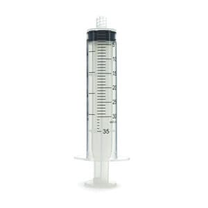 Exel Luer Lock Syringe with Cap, 30-35cc, Low Dead Space, Sterile, 50/Box thumbnail 2