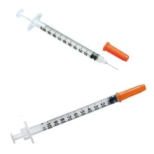 BD Insulin Syringe 1mL with Permanent Needle, Ultra-Fine 31G x 5/16", 100/Bx - Insulin Syringe 1mL & Ultra Fine Ndl 31Gx5/16 (100 - Image 1