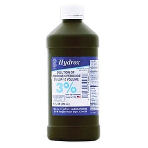 Hydrox Laboratories Hydrogen Peroxide 3% USP, 16 oz Bottle, HDX D0012 thumbnail 2