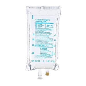 B. Braun Lactated Ringer's Injection USP, 250 mL IV Bag, DEHP-Free, Sterile, Case of 24, L7502 thumbnail 4