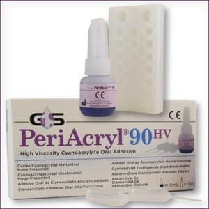 PeriAcryl High Viscosity Tissue Adhesive Kit, 3 x 3 mL Bottles with Pipettes & Trays, P-ACRYL9VHV thumbnail 2
