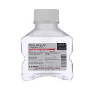 B. Braun Sterile Water for Irrigation, 500mL Plastic Bottle, Case of 16, R5001-01 thumbnail 2
