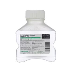 B Braun Irrigation Solution 0.9% Sodium Chloride, 500mL Plastic Bottles, USP, DEHP-Free, Sterile, Case of 16 thumbnail 3