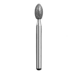 NTI Diamond Bur, FG, Football, #379-023, 2.3 mm, Coarse, Green, 5/Pk, C379-023 thumbnail 11