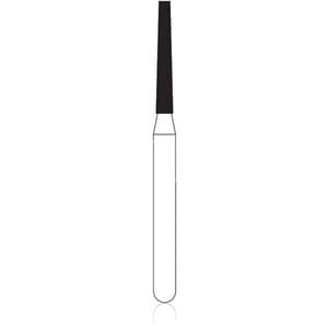 NTI Diamond Bur, FG, Taper Flat End, #C847-012, 1.2 mm, Coarse, Green, 5/Pk thumbnail 7