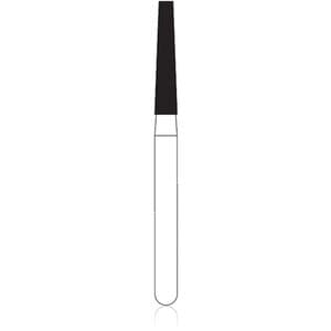 NTI Diamond Bur, FG, Taper Flat End, #C847-016, 1.6 mm, Coarse, Green, 5/Pk thumbnail 7