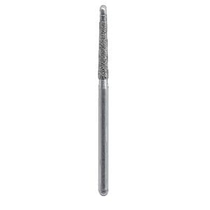 NTI® FG Diamond Bur, Coarse, Long Round End Taper, #850L-014, 1.4 mm Diameter, 11.5 mm Length, Friction Grip, 5/Pk, C850L-014 thumbnail 5