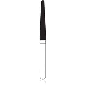 NTI FG Diamond Bur, Coarse, Long Round End Taper, #850L-018, 1.8 mm Head Diameter, 11.5 mm Head Length, Friction Grip, 5/Pkg, C850L-018 thumbnail 5