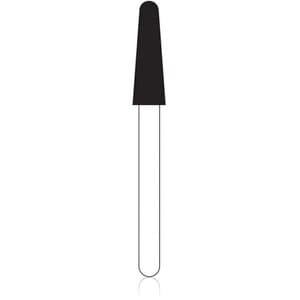 NTI Gold Pack FG Diamond Bur, Round End Taper, Coarse, #856-025, 2.5 mm Diameter, 8.0 mm Length, 50/Pk, C856-025G thumbnail 6