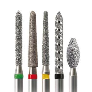 NTI FG Diamond Bur, Coarse, Needle, #859-018, 1.8 mm Diameter, 10.0 mm Length, 5/Pk, C859-018 thumbnail 5