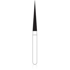 NTI FG Diamond Bur, Coarse, Long Needle, #859L-016, 1.6 mm Diameter, 11.5 mm Length, Green, 5/Pk, C859L-016 thumbnail 5