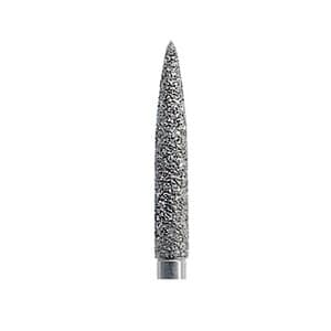 NTI Diamond Bur, FG, Flame, #C862-010, 1.0 mm, Coarse, Green, 5/Pk thumbnail 11