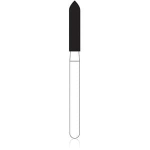 NTI® FG Diamond Bur, Coarse, Beveled Cylinder, #878-018, 1.8 mm Diameter, 8.0 mm Length, Green, 5/Pk, C878-018 thumbnail 5