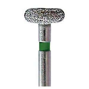 NTI Diamond Bur, FG, Donut, #C909-037, 3.7 mm, Coarse, Green, 5/Pk thumbnail 7