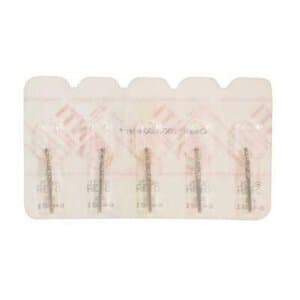NTI Diamond Bur, FG, Fine, Round End Flame, #F274-016, 1.6 mm, Red, 5/Pk thumbnail 6