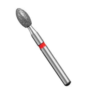 NTI Diamond Bur, FG, Football, # F379, 1.6 mm, Fine, Red, 5/Pk, F379-016 thumbnail 11