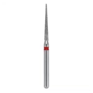 NTI Diamond Bur, Friction Grip (FG), Needle, #F859-014, 1.4 mm, Fine, Red, 5/Pk, F859-014 thumbnail 13