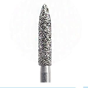 NTI Diamond Bur, FG, Flame, #862-010, 1.0 mm, Fine, Red, 5/Pk, F862-010 thumbnail 11