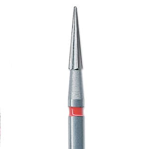 NTI TDF-6 Trimming & Finishing Carbide Bur, 8-Flute, FG, Safe End, 1.4 mm, Red, 5/Pk, H134-014 thumbnail 11