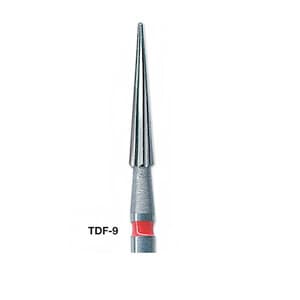 NTI TDF-9 Trimming & Finishing Carbide Bur, 8-Flute, FG, Safe End, Red, 1.4 mm, 5/Pk, H135-014 thumbnail 11