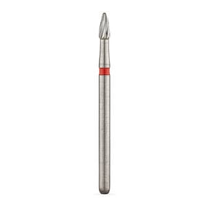 NTI 12-Fluted Trimming & Finishing Carbide Burs, FG, Pointed Football, #H274-016, 1.6 mm, Red, 5/Pk, H274-016 thumbnail 11