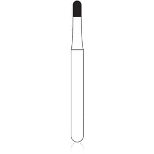 NTI Specialty Carbide Crown Remover Bur, #H34-012, Small Round End, 1.2 mm Diameter, 2.1 mm Length, Friction Grip (FG), 5/Pk thumbnail 6
